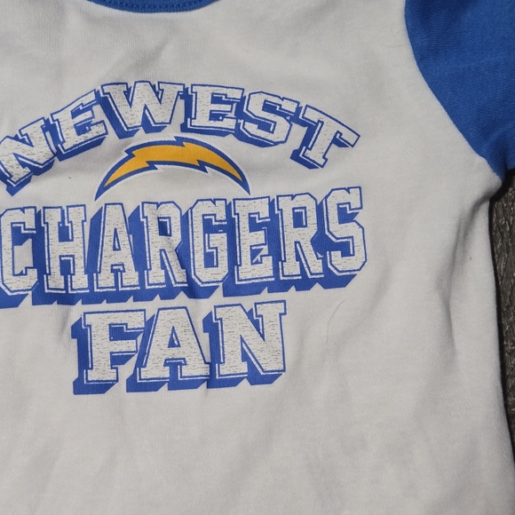 Newest Los Angeles Charger Fan Onesie NWOT - Picture 6 of 6
